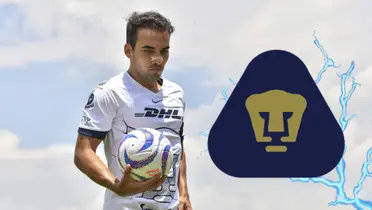 Adrian Aldrete jugando con Pumas de la UNAM