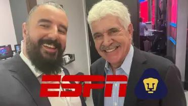 Álvaro Morales y Ricardo Ferretti ESPN | Foto: Álvaro Morales