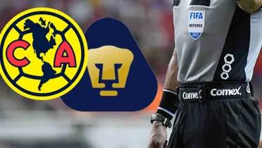 Árbitro América vs Pumas 