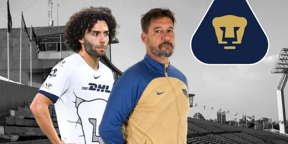 César Huerta y Gustavo Lema con Pumas 