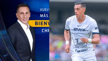 Chaco Giménez en Fox Sports y Rogelio Funes Mori con Pumas