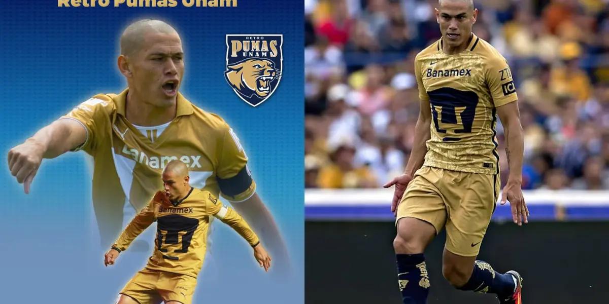 Darío Verón con Pumas