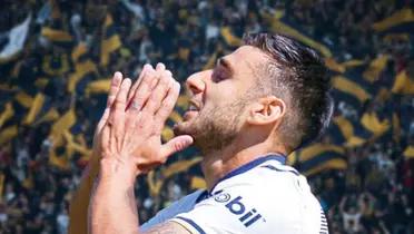 Eduardo Salvio con Pumas / Foto: Agencias