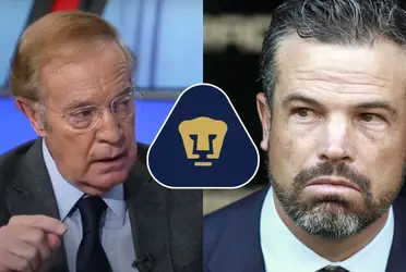 El analista deportivo de ESPN, José Ramón Fernández, tendría su candidato para entrenador de Pumas y poder sacar Rafael Puente Jr