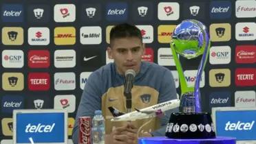 El delantero mexicano de Pumas dio una conferencia de prensa este viernes , donde declaro lo siguiente.