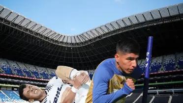 El jugador de Pumas no aguanto la lesión y prefirió salir