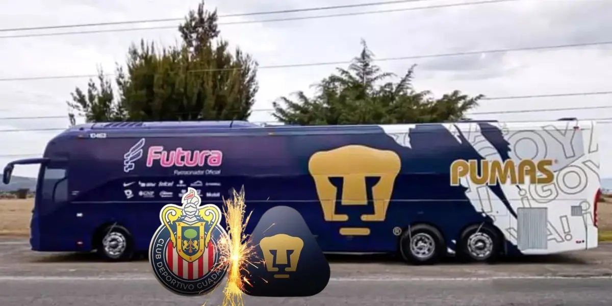 El nuevo camión de Pumas será estrenado el día de hoy ante Chivas.