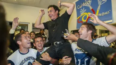 Hugo Sánchez en 2004 con Pumas