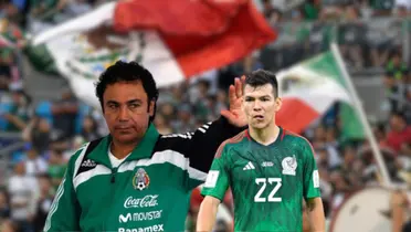 Hugo Sánchez, leyenda de Pumas, cuando dirigía a la Selección Mexicana