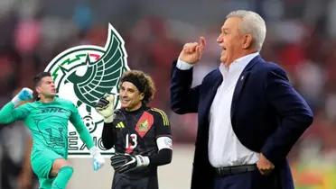 Javier Aguirre, Guillermo Ochoa y Julio González | Foto: Mexsport y Getty