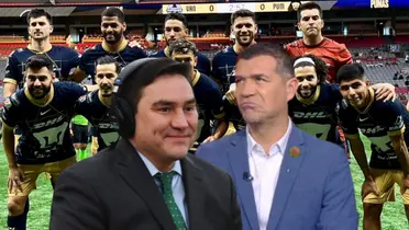 Jorge Pietrasanta y Jared Borgetti / PumasMX / ESPN