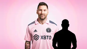 Lionel Messi con Inter de Miami y silueta de David Martínez