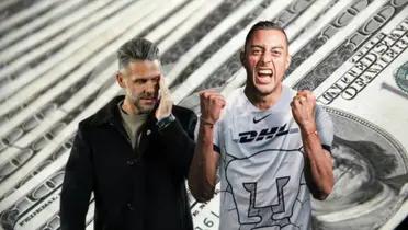 Martin Demichelis y Rogelio Funes Mori / Foto:Getty Images / Gonzalo M. Colini / PumasMX