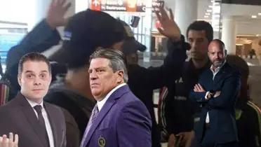 Miguel Herrera y Christian Martinoli | Foto: Mexsport, Récord y Univisión