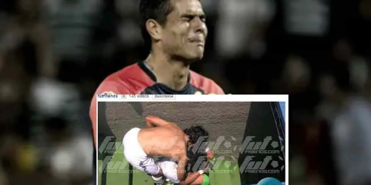 Oswaldo Sánchez llorando