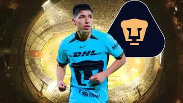 Piero Quispe con Pumas / Foto: Luis Estrello