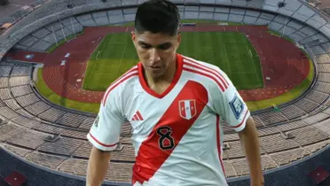 Piero Quispe en con la selección de Perú / Foto: Luis Estrello