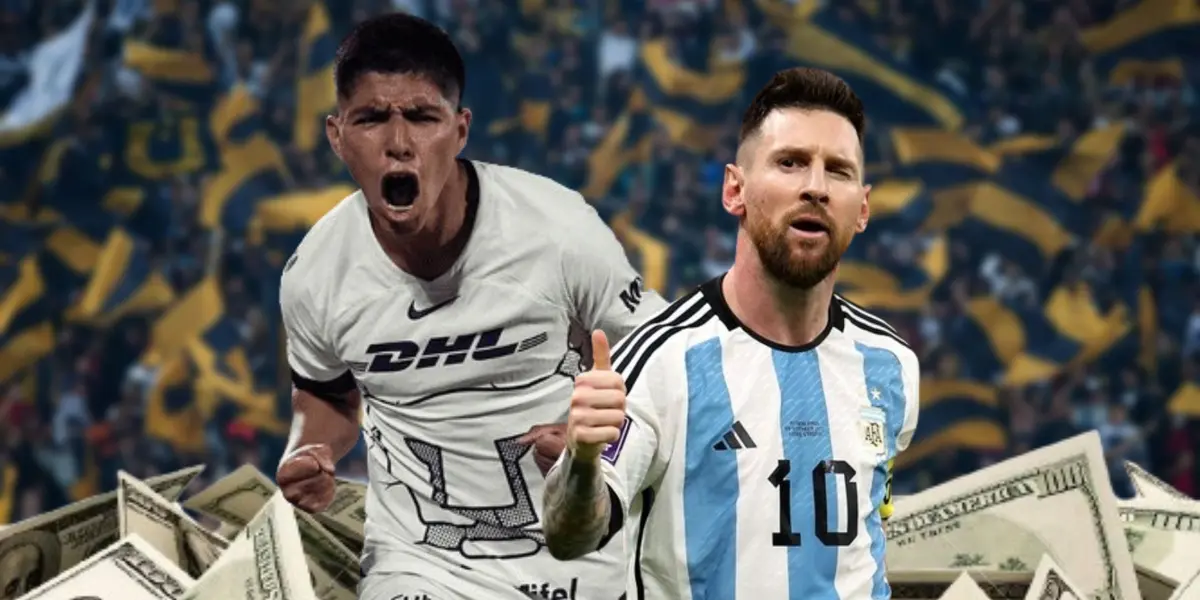 Piero Quispe y Lionel Messi / Imagen. Bolavip