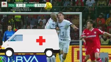 Pumas tuvo momentos de terror en el partido contra Toluca