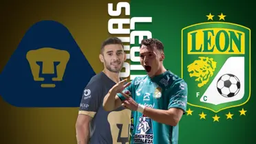 Pumas vs León, Eduardo Salvio vs Federico Viñas