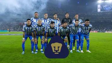 Rayados Foto Oficial con escudo de Pumas