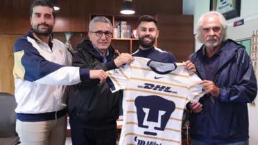 Rubén Duarte con Pumas y Miguel Mejía Barón 