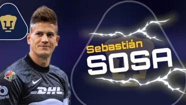 Sebastián Sosa con Pumas