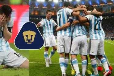 Un jugador albiceleste se enfrentó a Pumas en CU y no salió bien librado 