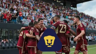 Venezuela en la Copa América con escudo de la Copa América