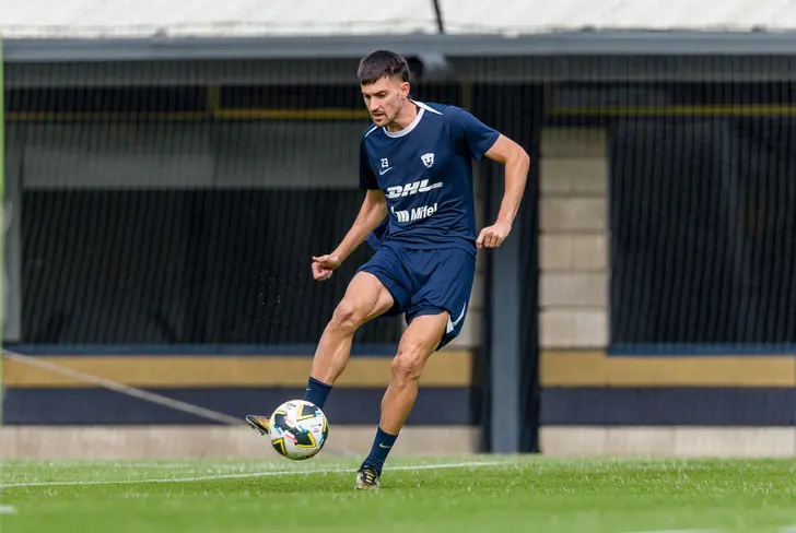 Ignacio Pussetto entrando en Cantera / Foto: Pumas MX