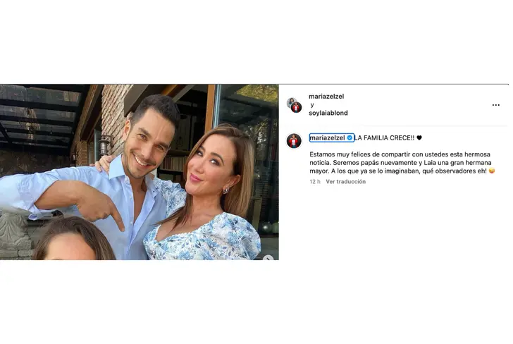 Adrián Rubio y Mariazel revelaron que esperan un nuevo integrante en su familia