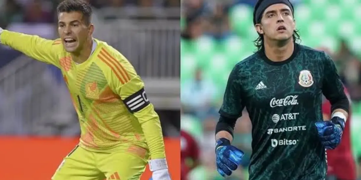 Carlos Acevedo y Julio González con la Selección Mexicana