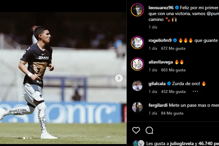 Funes Mori llenó de flores a Leo Suárez<br>