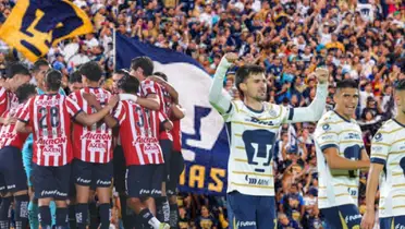 Chivas y Pumas con la afición auriazul/FOTO: Fútbol Total