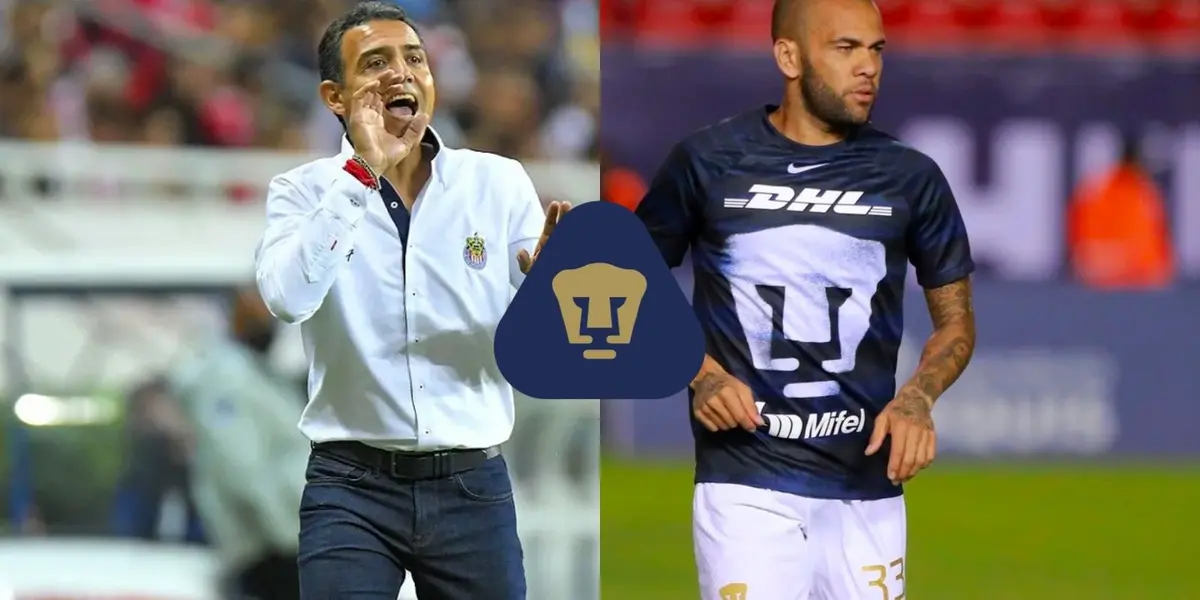 Conoce la charla que tuvieron Dani Alves y el DT de Chivas tras la derrota de Pumas.