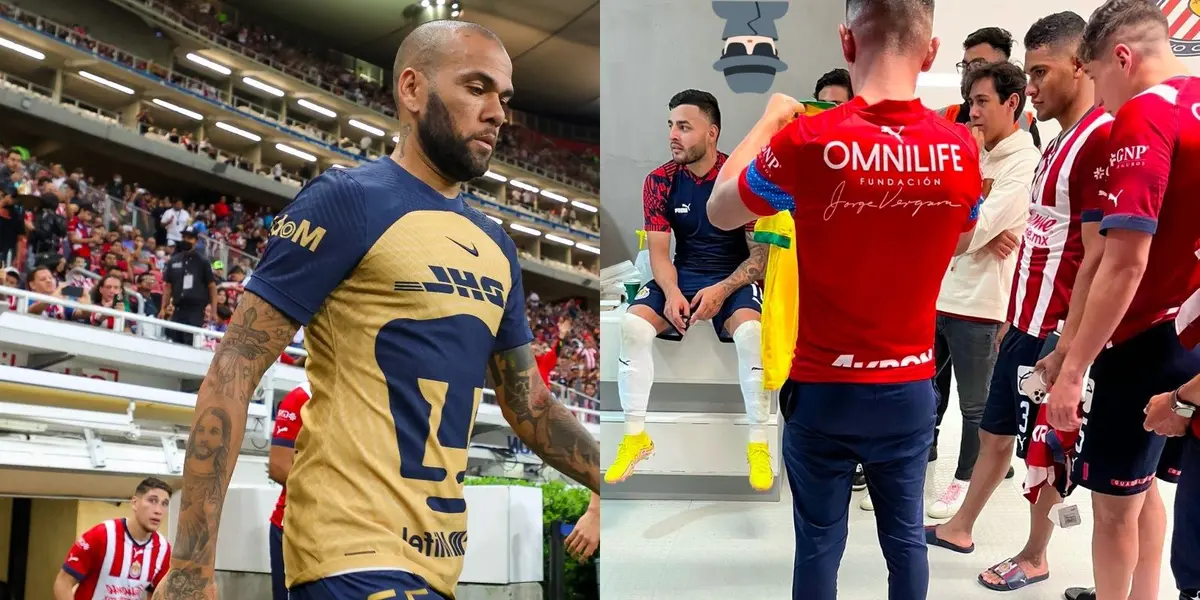 Conoce lo que hizo Dani Alves al final del Chivas vs Pumas.