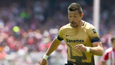 Dante López con los Pumas de la UNAM