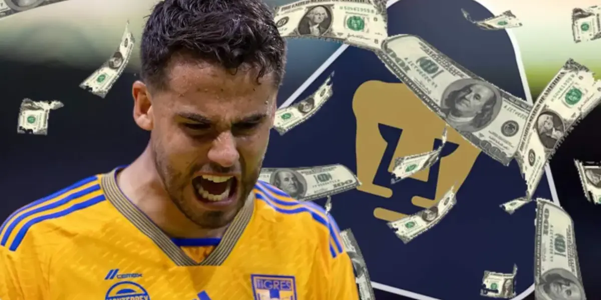 Diego Reyes sello de Pumas y dólares