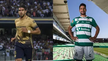 Eduardo Herrera con Pumas y Santos Laguna