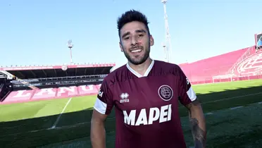 Eduardo Salvio con Lanús