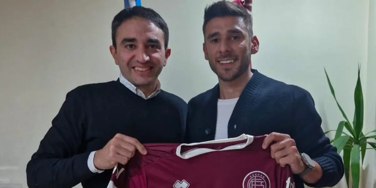 Eduardo Salvio con Lanús