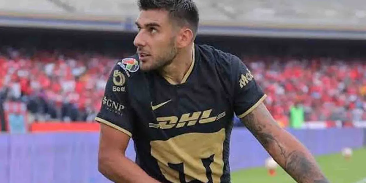 Eduardo Salvio con  Pumas | Foto: Imago