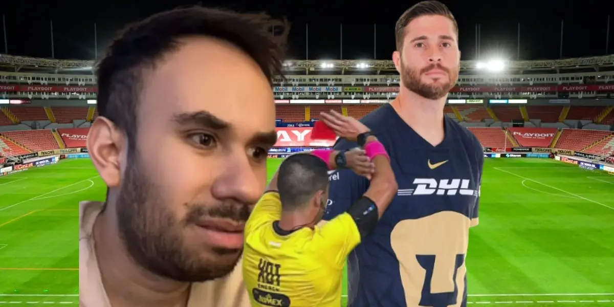 El influencer aunque reconocido americanista, esta vez estuvo del lado de Pumas