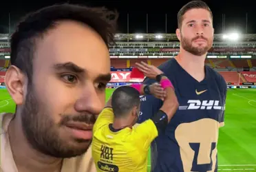 El influencer aunque reconocido americanista, esta vez estuvo del lado de Pumas