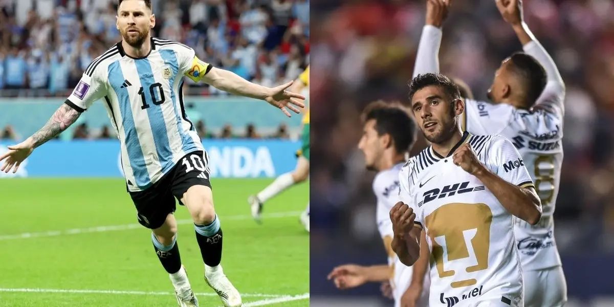 El jugador de Pumas retomó una publicación en redes sociales tras el triunfo de su selección sobre Croacia en semifinales