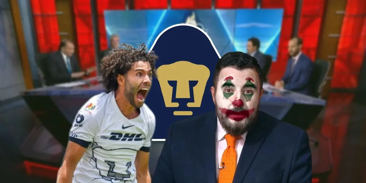 El polémico comentarista de ESPN tiene que recurrir a Pumas para generar atención