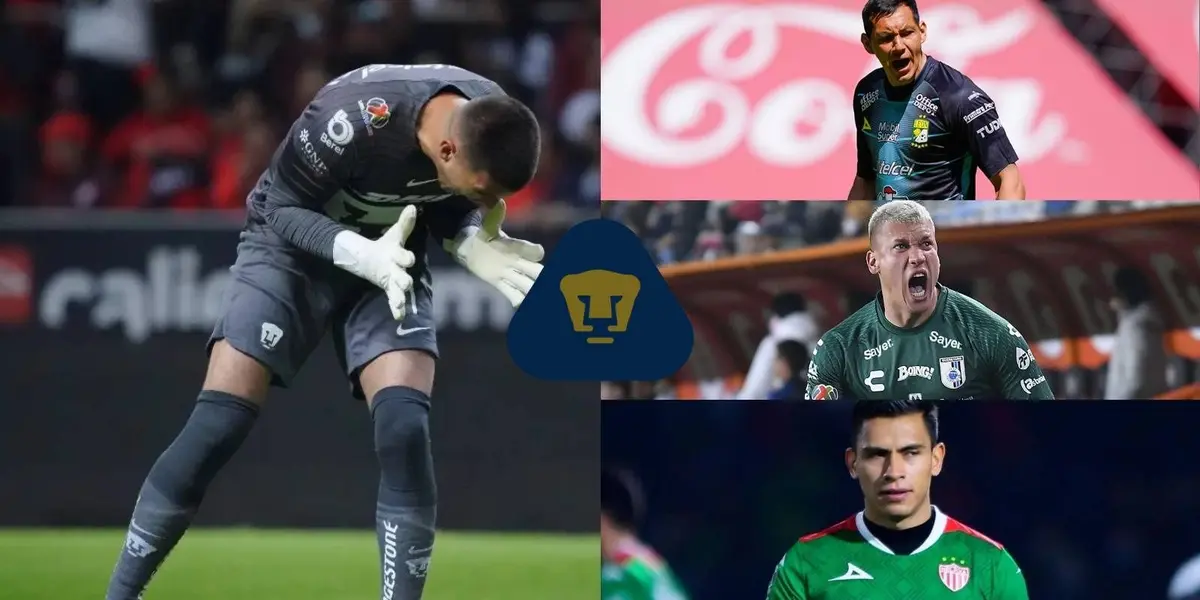 El portero tiene pie y medio fuera de Pumas tras su pésimo torneo