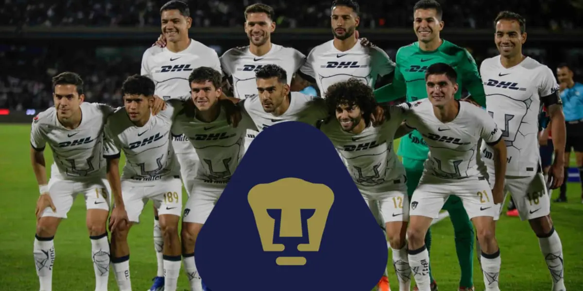 Foto oficial de Pumas en 2024 con escudo de Pumas