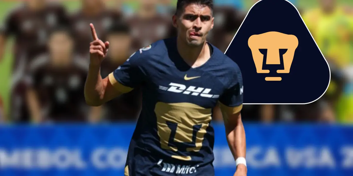 Guillermo Martínez con Pumas / Foto: @Miseleccionmx