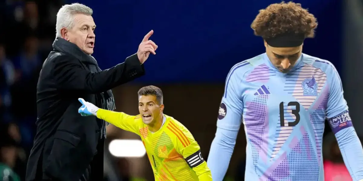 Guillermo Ochoa, Javier Aguirre, Julio González | Foto: Getty y Mexsport